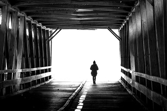Out of the darkness...